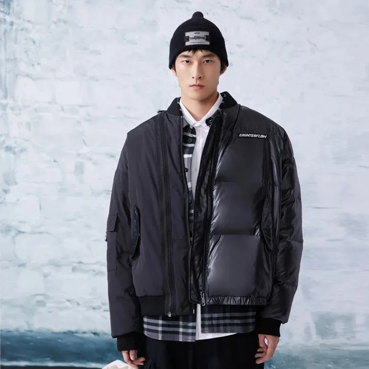 LiNing Down Jacket Winter Unisex Black-3