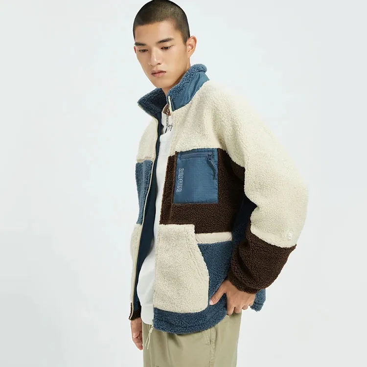 LiNing Jackets Coats Men's Dusty Khaki Slate Blue Earth Brown-3