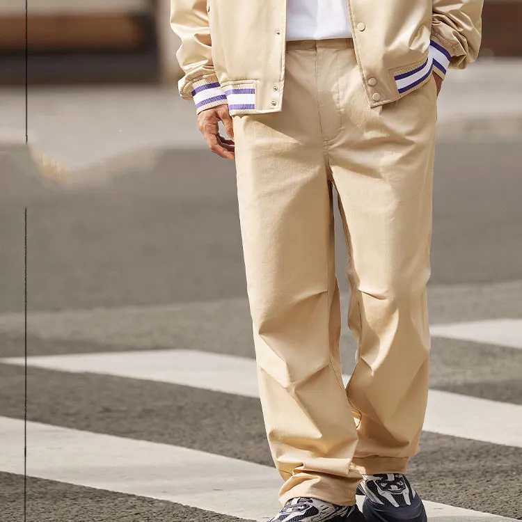 LiNing Casual Pants Men's Creamy Brown-2