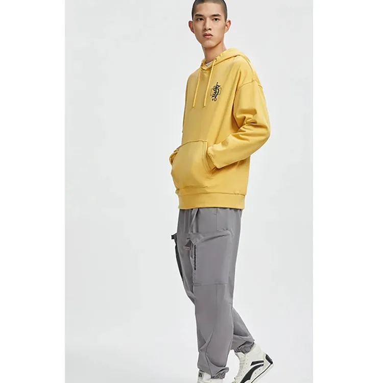 LiNing x Disney Sweatshirt Men's Light Ochre Yellow-2