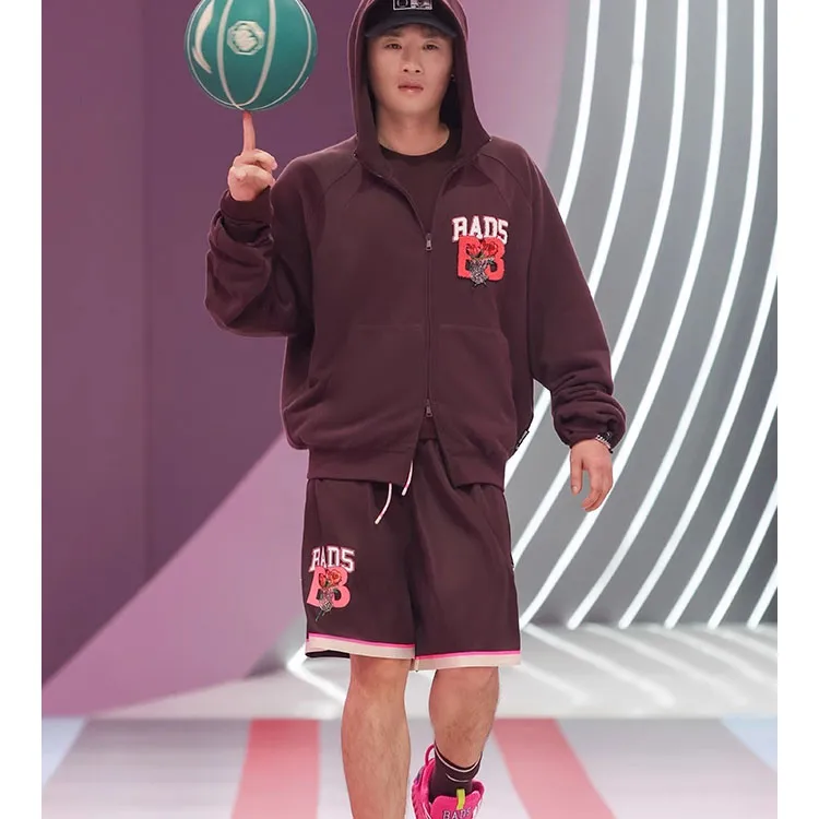 LiNing Sweatshirt Unisex Deep Matte Red-4