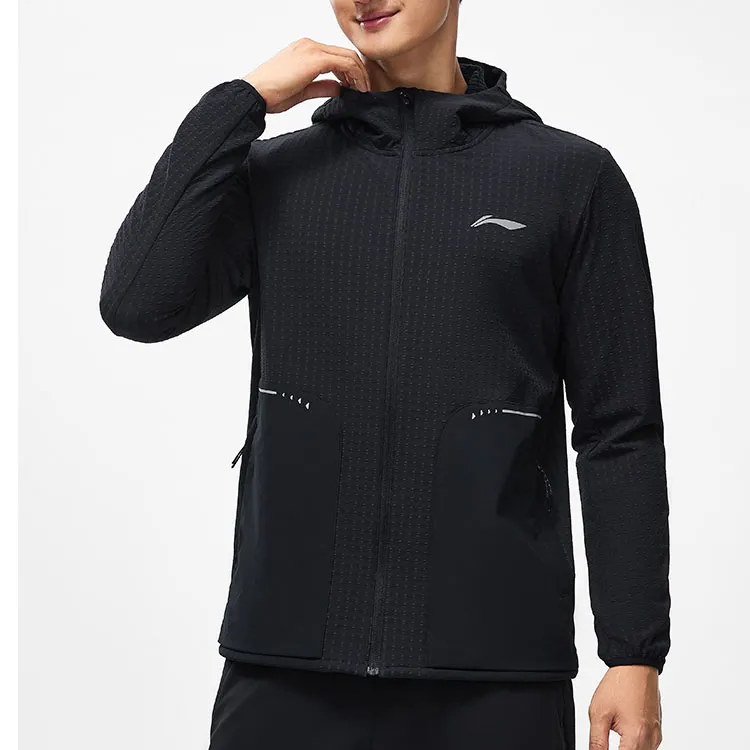 LiNing Li Ning Running Collection Jackets Coats Men's Black-2