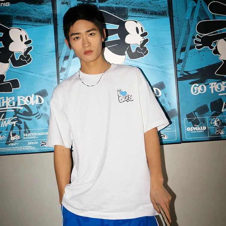 LiNing x Disney T Shirt Unisex Ivory-2