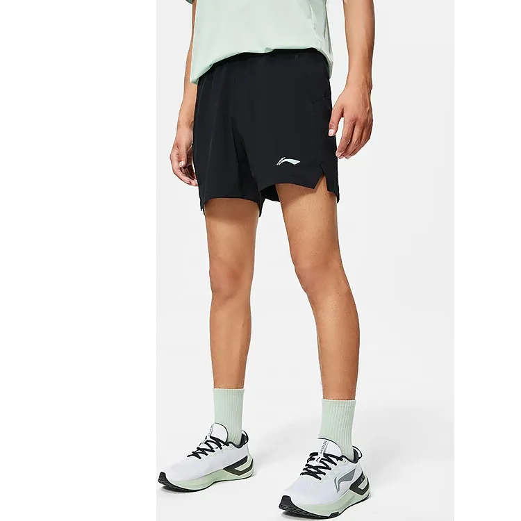 LINING Running Collection Sports Shorts Men Black-2