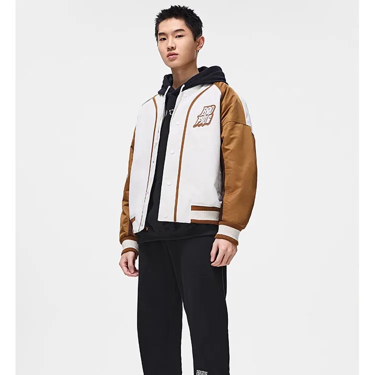 LINING BadFive Jackets Men Ecru-4
