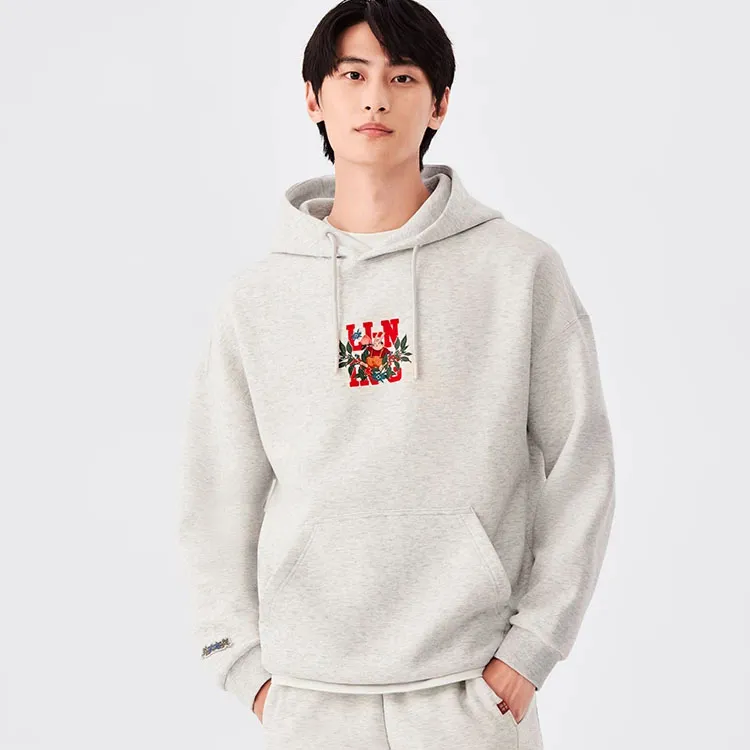 LiNing Sports Life Collection Daily Gold Collection Sweatshirt Unisex Gray-2