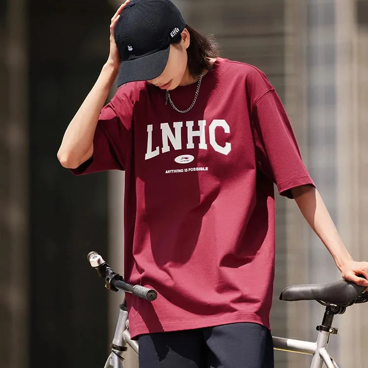 LiNing Sports Fashion Collection T Shirt Unisex Bicycle Red-2