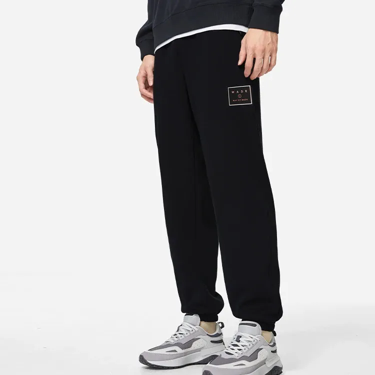 LINING Wade Collection Knitted Sweatpants Men Black-5