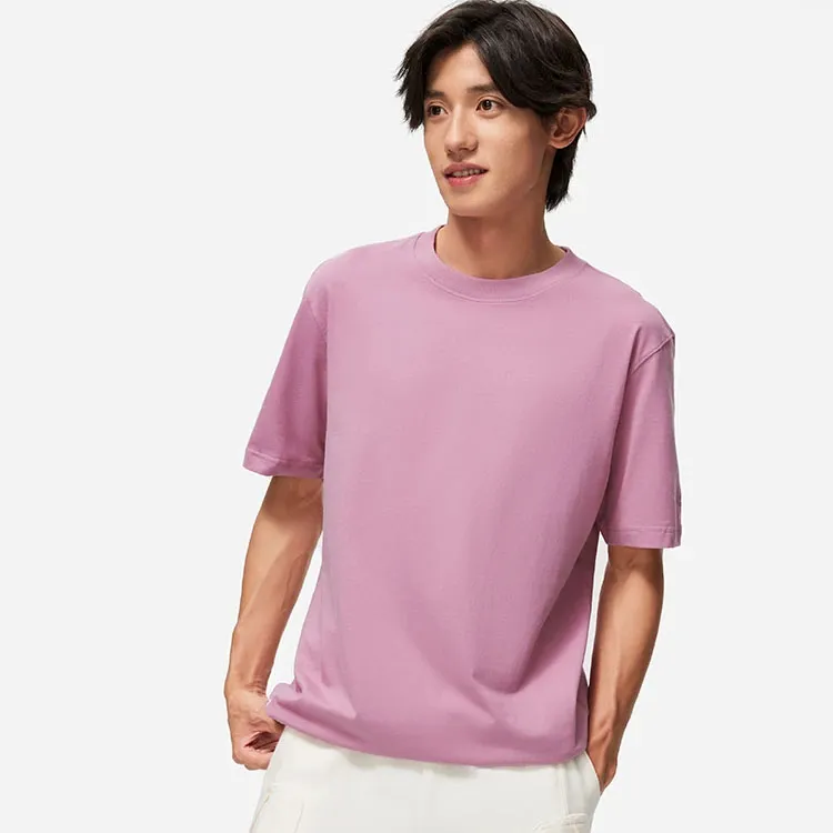 LiNing T Shirt Men's Light Rose Red-2