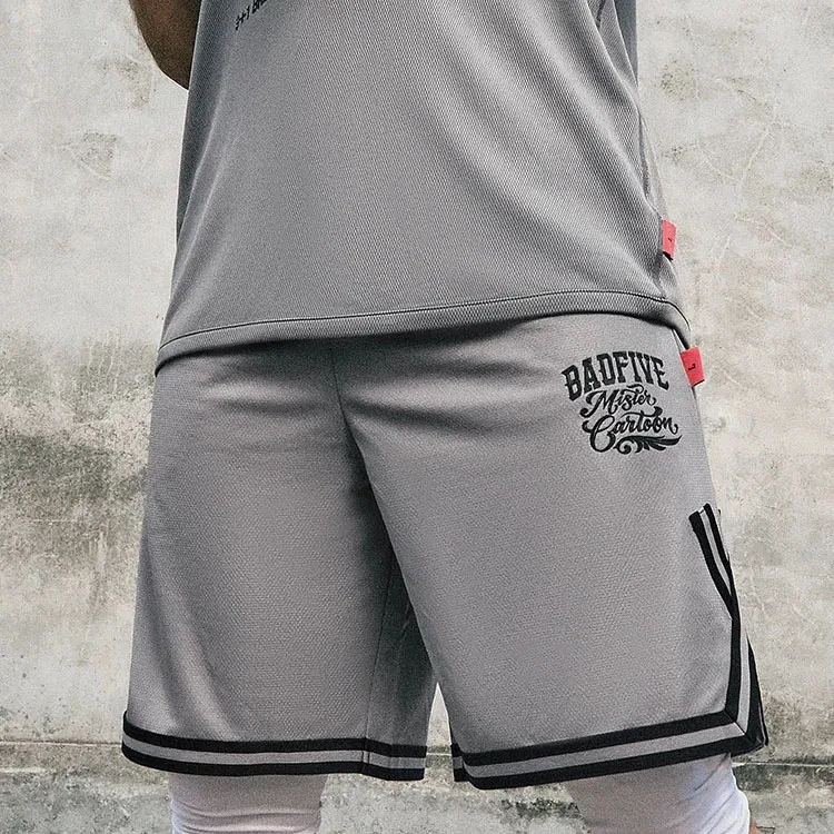 LiNing Basketball Shorts Men's Shark Gray-3