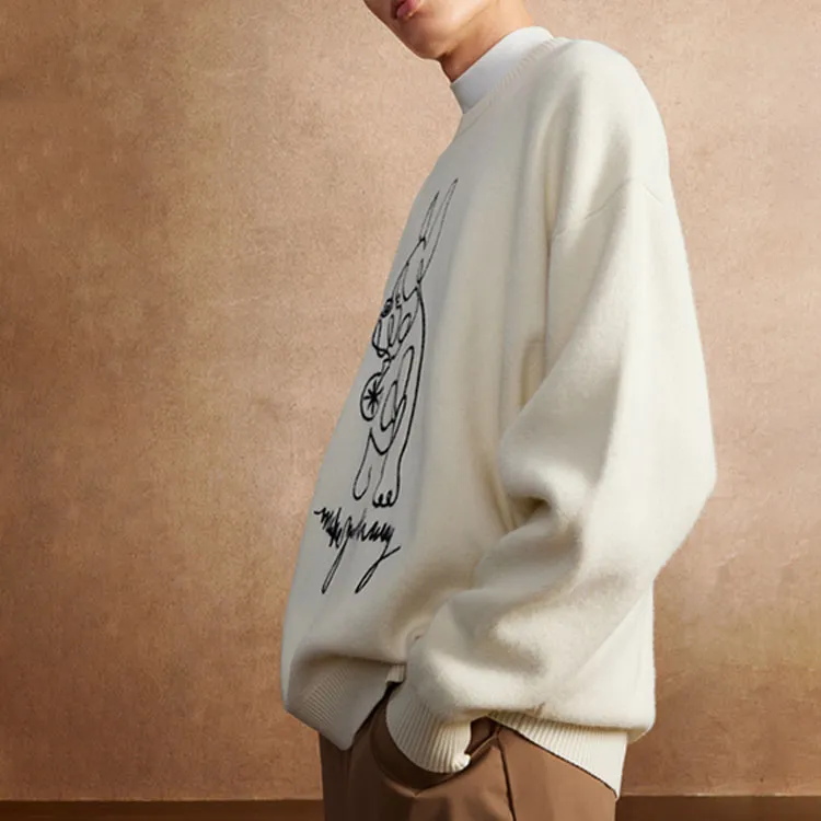 LINING Wade Collection Sweaters Unisex Ecru-2