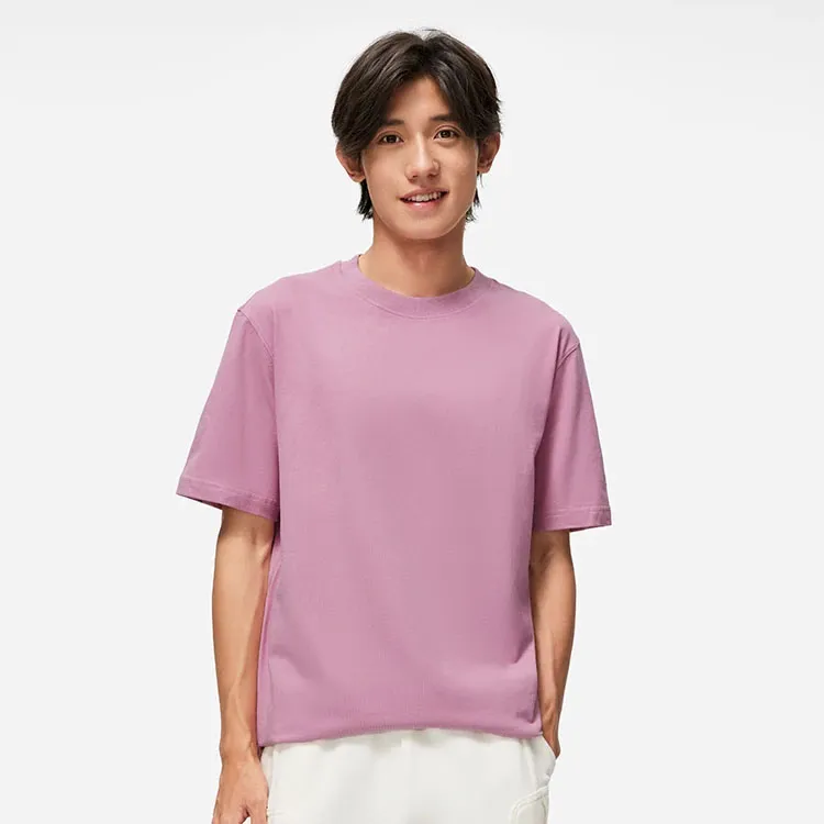 LiNing T Shirt Men's Light Rose Red-4