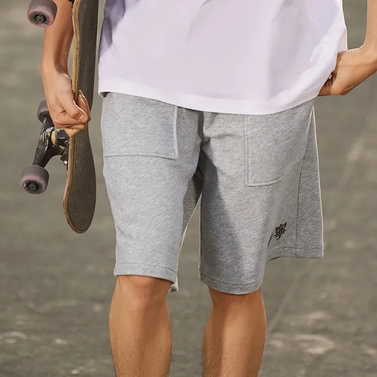 LINING Sports Fashion Collection Sports Shorts Men Heather Gray-3