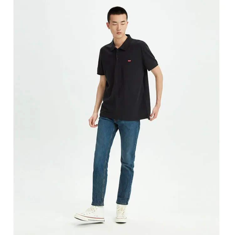 Levis Polo Shirts Men Black-4