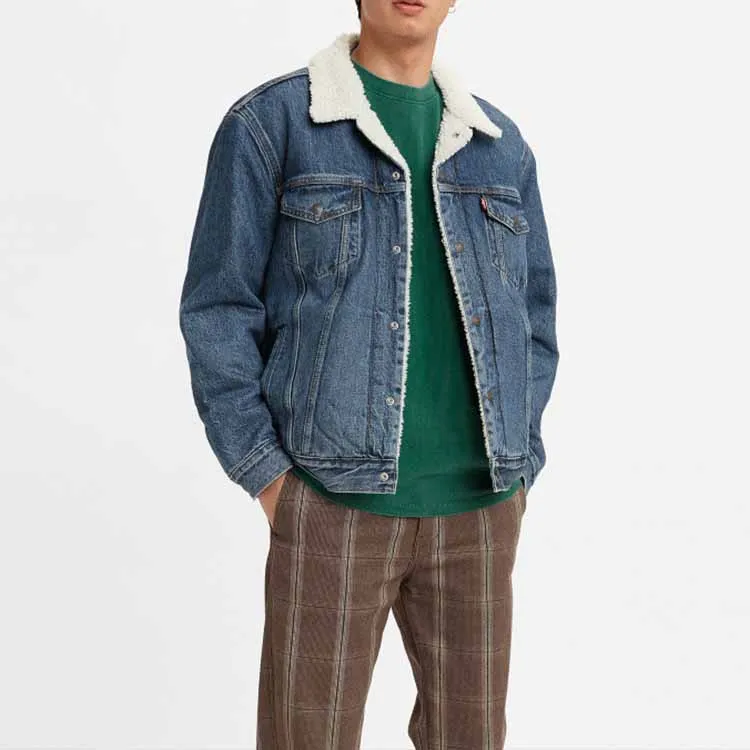 Levis Lining trim Denim Coat-2