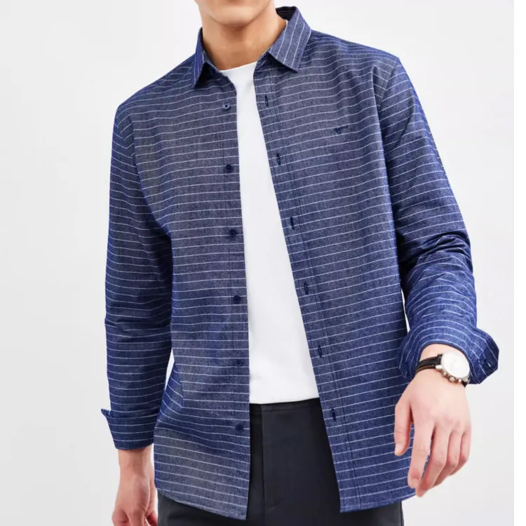 SEPTWOLVES Shirt Men's Navy Blue-5