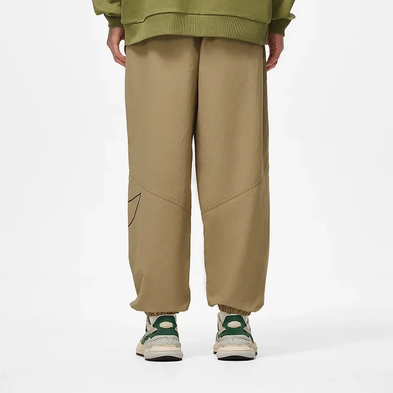 LiNing SS23 Knitted Sports Pants Men's True Khaki-3