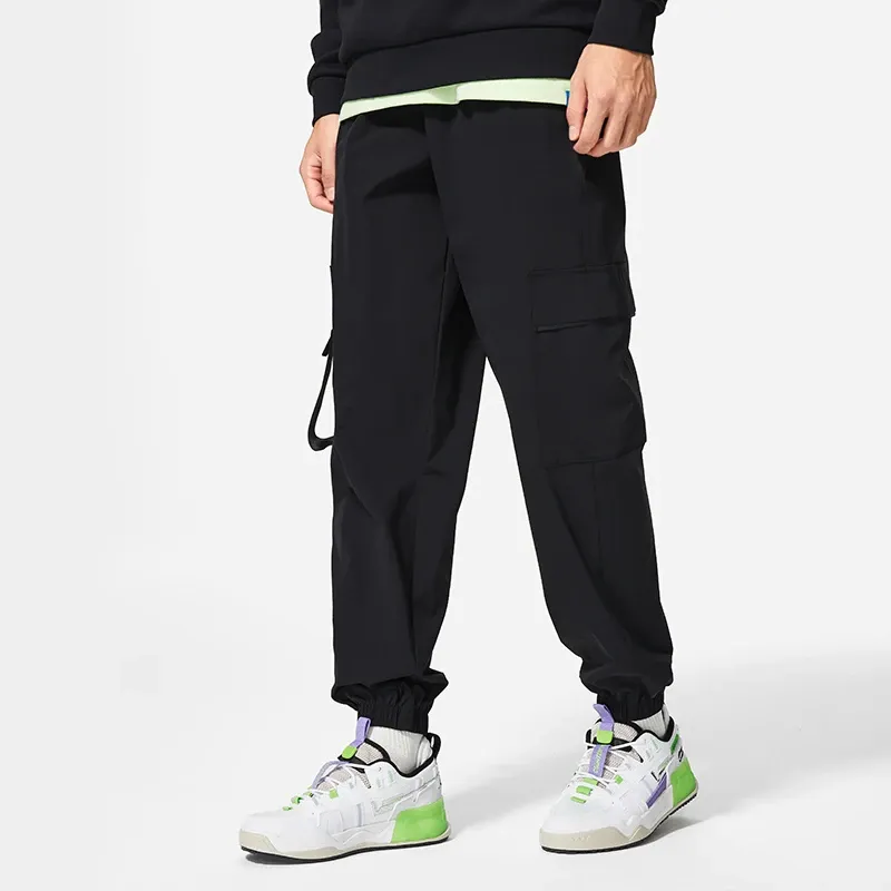 LiNing Sports Trend Series Knitted Sports Pants Men's-3