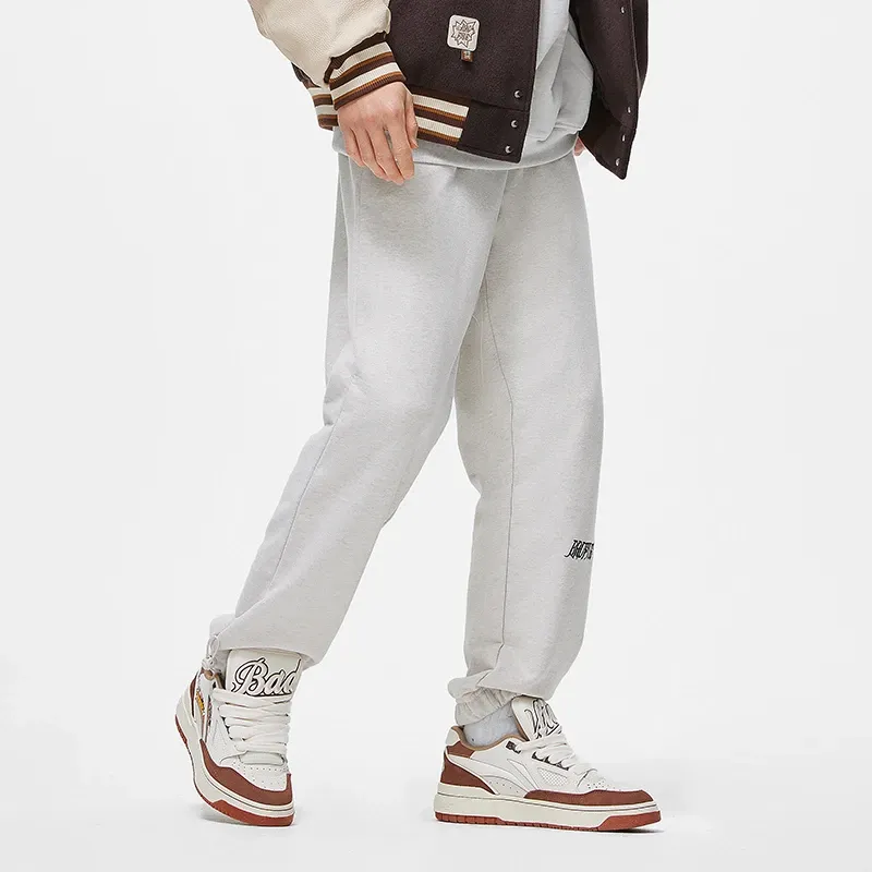 LiNing Knitted Sports Pants Men's Gray-4
