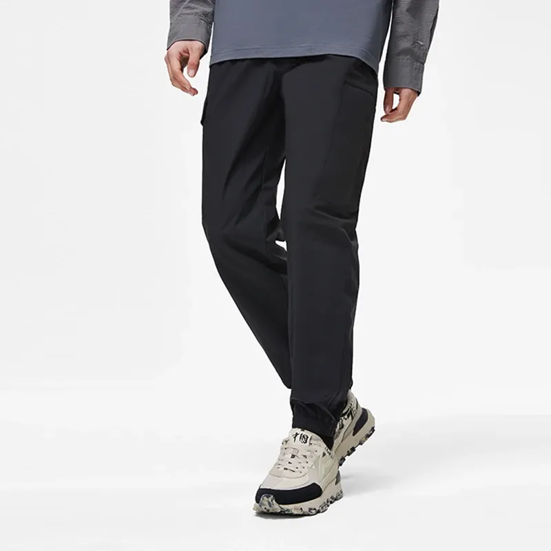 LiNing Sports Lifestyle Collection China Culture Collection Knitted Sports Pants Men's Black-4