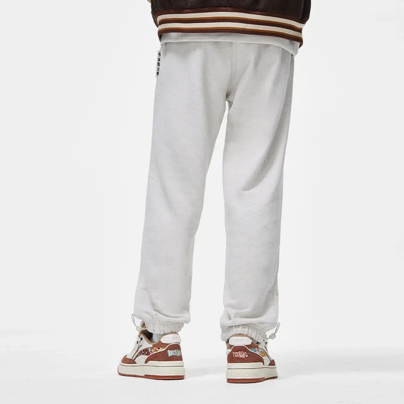 LiNing Knitted Sports Pants Men's Gray-3