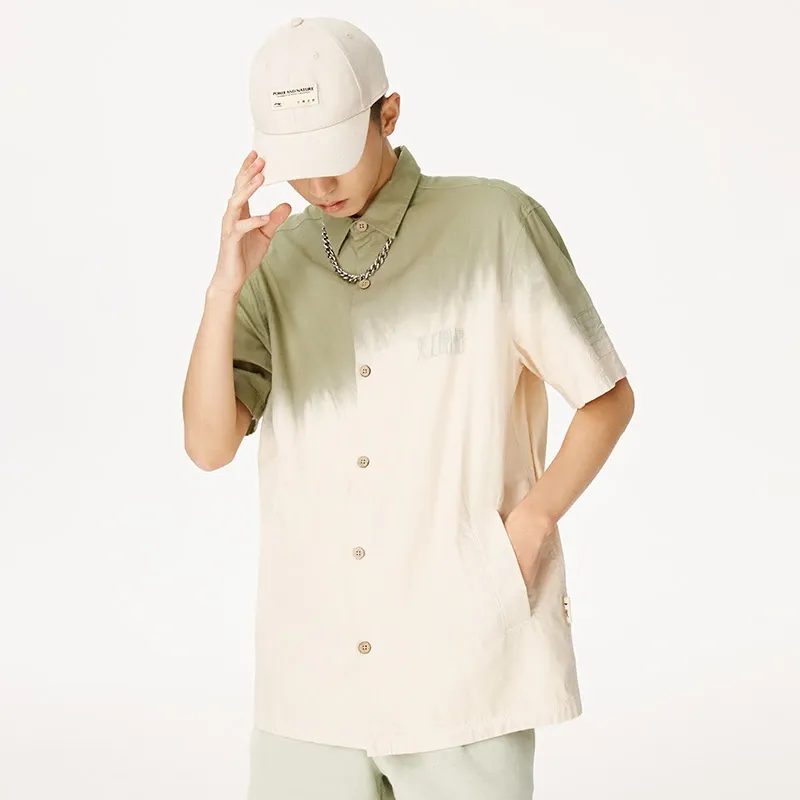 LiNing Sports Life Collection Shirt Men's Desert Green-5