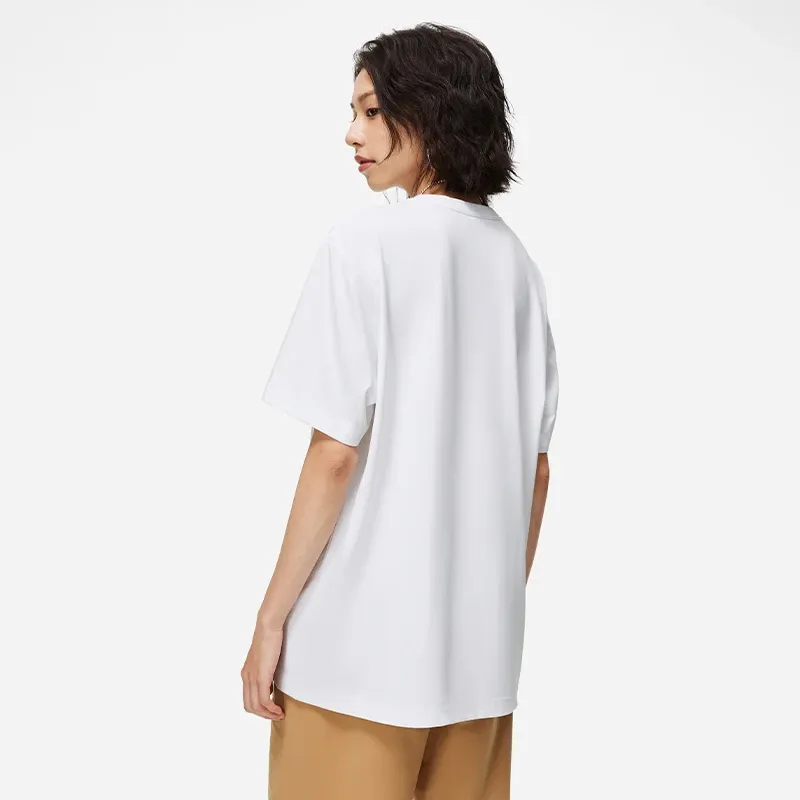 LiNing Sports Fashion Collection T Shirt Unisex Standard White-4