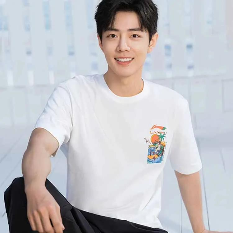 LiNing Sports Lifestyle Collection Sports Trendy Collection T Shirt Men's White-4