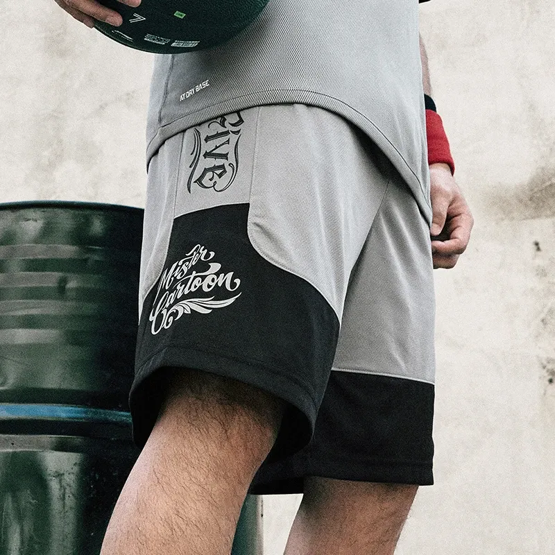LiNing Sports Shorts Men's Shark Gray Black-4
