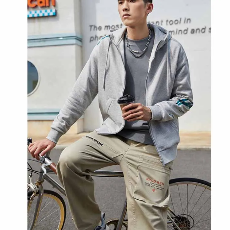 LiNing Sweatshirt Unisex Cream Gray-5