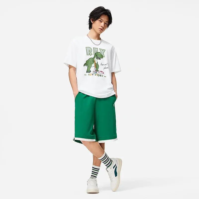 Disney X LINING Disney T Shirts Men Standard White-3