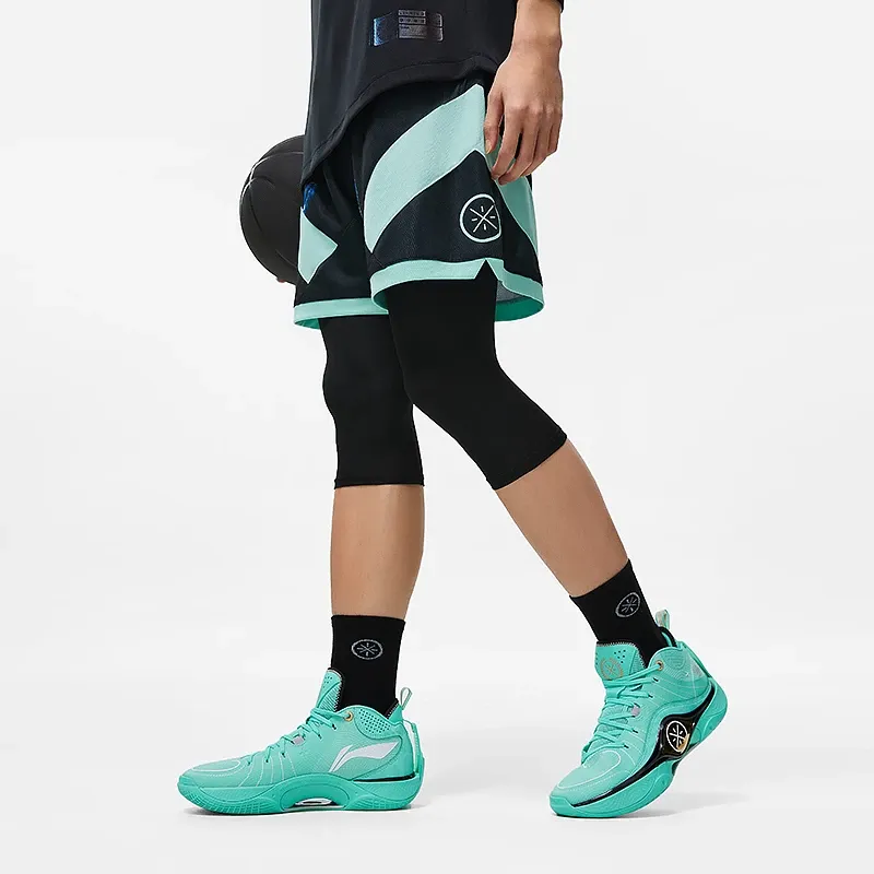 LiNing Basketball Shorts Men's Clearwater Green-2