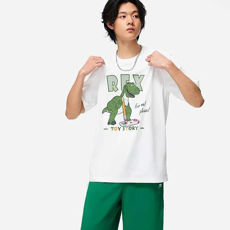 Disney X LINING Disney T Shirts Men Standard White-2