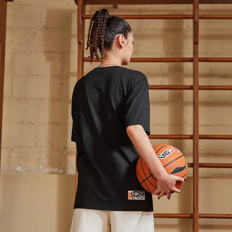 LiNing Basketball Collection T Shirt Men's Black-5