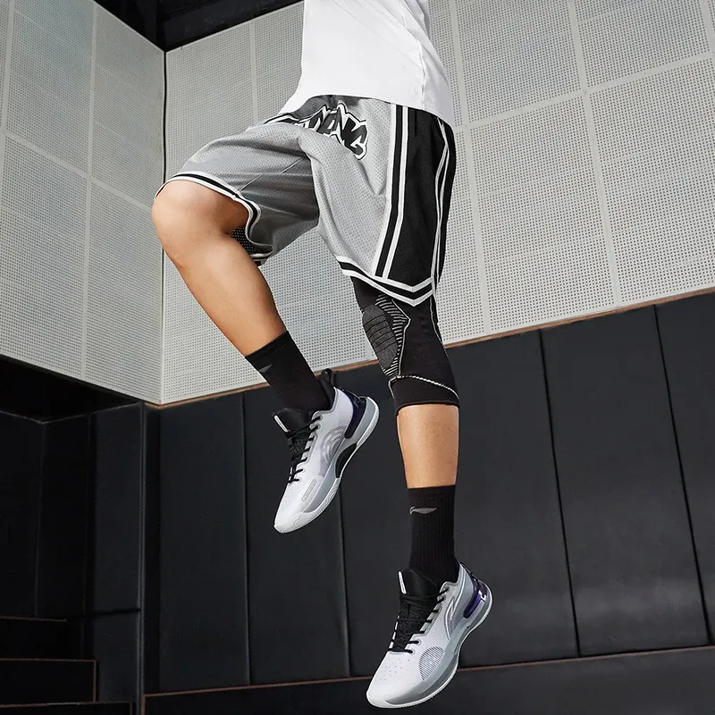 LiNing Basketball Collection Basketball Shorts Men's Ultimate Gray-3