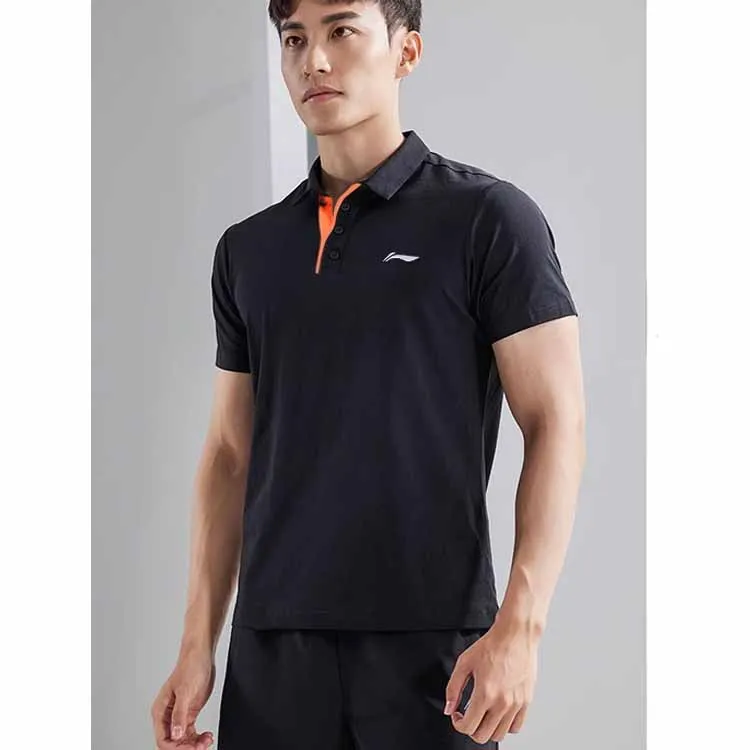 LiNing Training Series Polo Shirt Men's Black-5