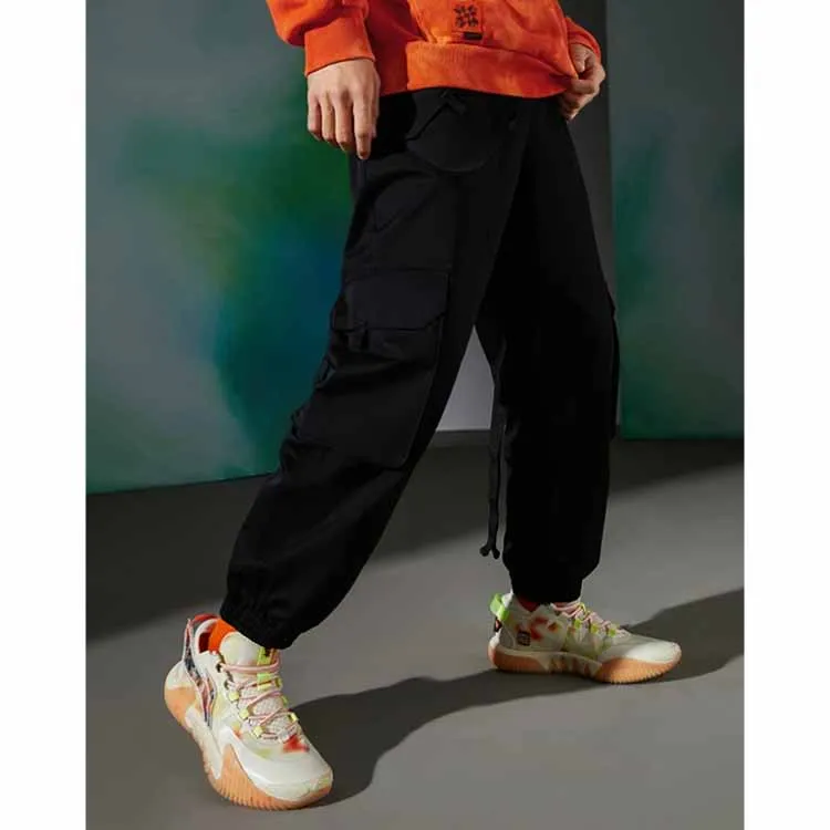 LiNing Badfive Knitted Sweatpants Men's Black-4