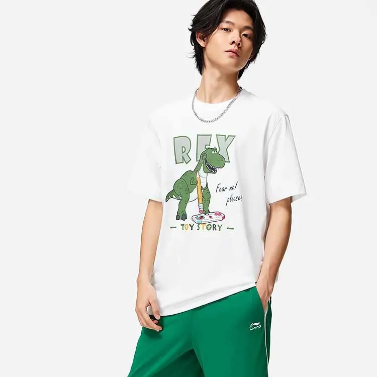 Disney X LINING Disney T Shirts Men Standard White-5