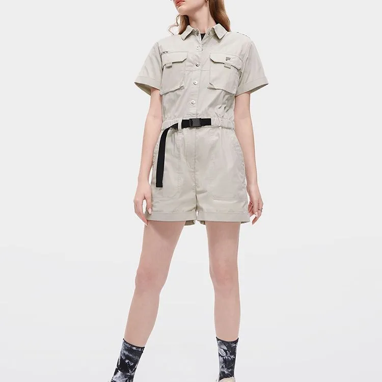 FILA FUSION Cargo Shorts Women's Light Gray-2