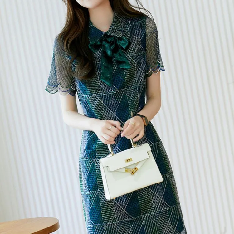 Dme Short Sleeved Dresses Women's Seaweed Green-4
