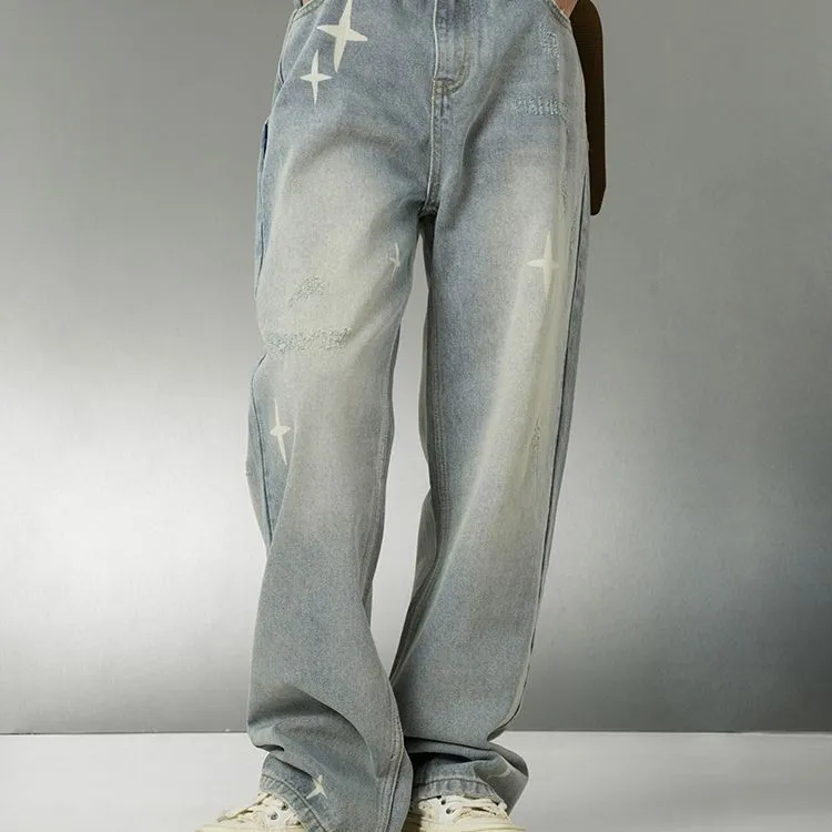 BJHG Jeans Unisex Washed Blue-5