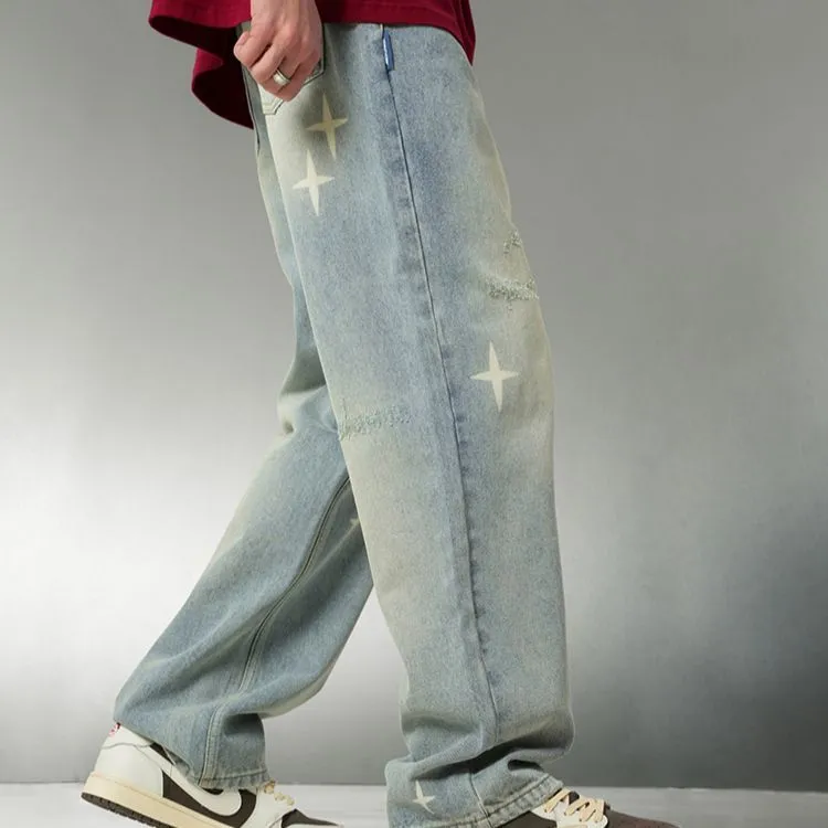 BJHG Jeans Unisex Washed Blue-4