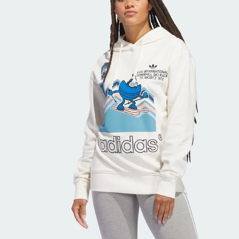 Adidas Originals Sweatshirts Women's Pink White-2