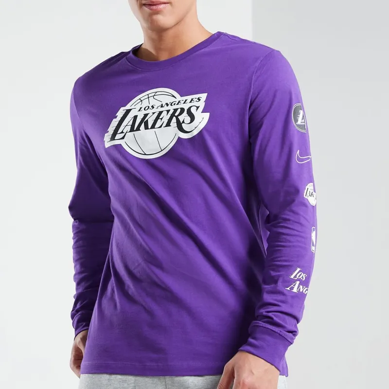 Nike Nba Los Angeles Lakers L/S T shirt-2