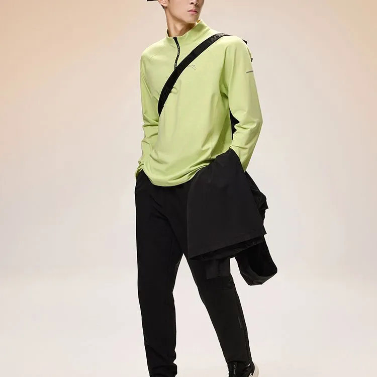 Anta Running Collection Raglan Sleeve T-Shirt Men's Inland Green-2