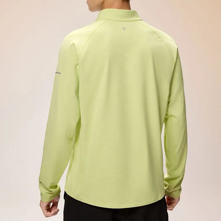 Anta Running Collection Raglan Sleeve T-Shirt Men's Inland Green-3