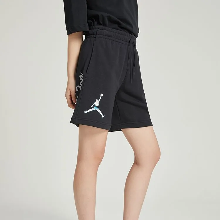 Jordan Casual Shorts Women's Black-3