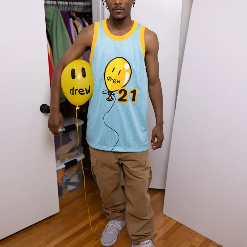 Drew House Mesh Joy Basketball Jersey-7
