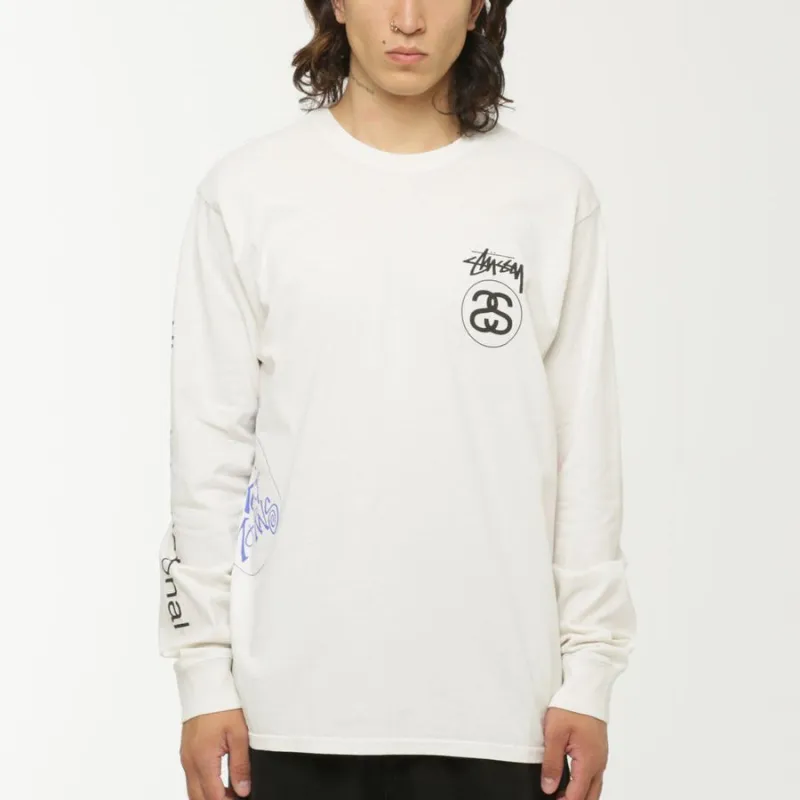 Stussy Test Strike Pigment Dyed Long-Sleeve Tee Black S - POIZON Stussy Test Strike Pigment Dyed Long-Sleeve Tee Black S - POIZON