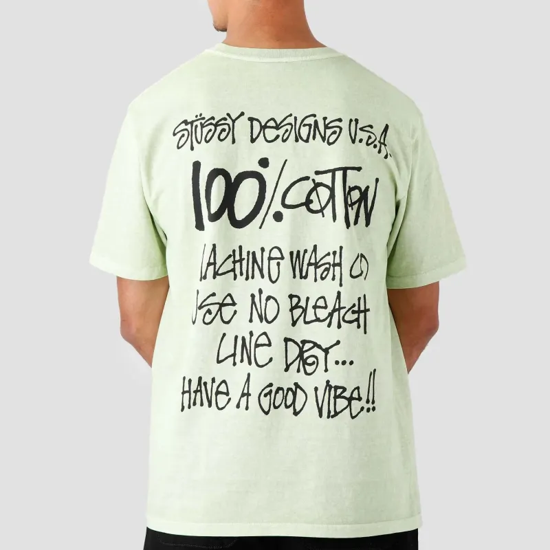 Stussy Smooth Stock Pigment Dyed Tee-3